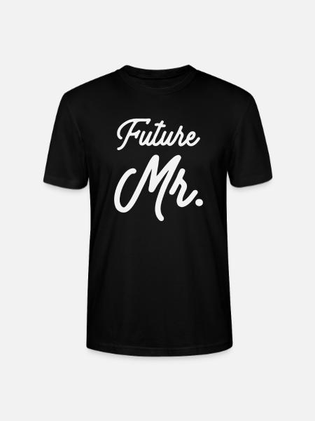 Matching Bachelor Future Mr - Stanley/Stella CRAFTER Unisex Organic T-Shirt - black