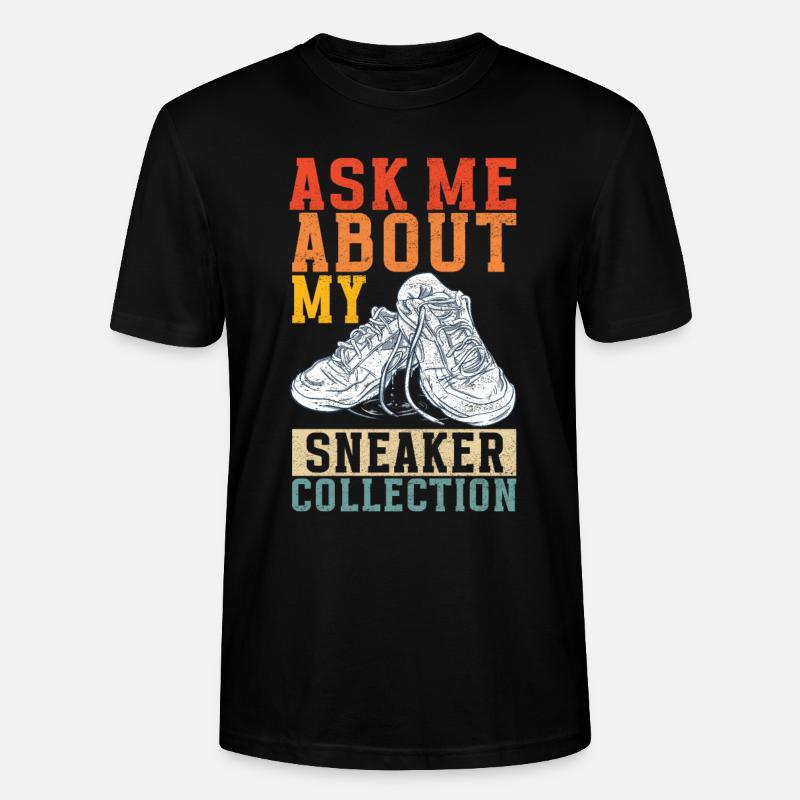Sneakerhead Collectionneur de baskets - T-shirt bio CRAFTER Stanley Stella Unisexe - noir