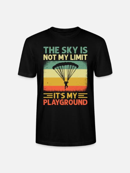 Skydiving Skydiving - Stanley/Stella CRAFTER Unisex Organic T-Shirt - black