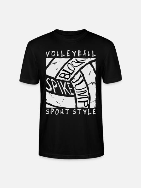 Volleyball - Stanley/Stella CRAFTER Unisex Organic T-Shirt - black