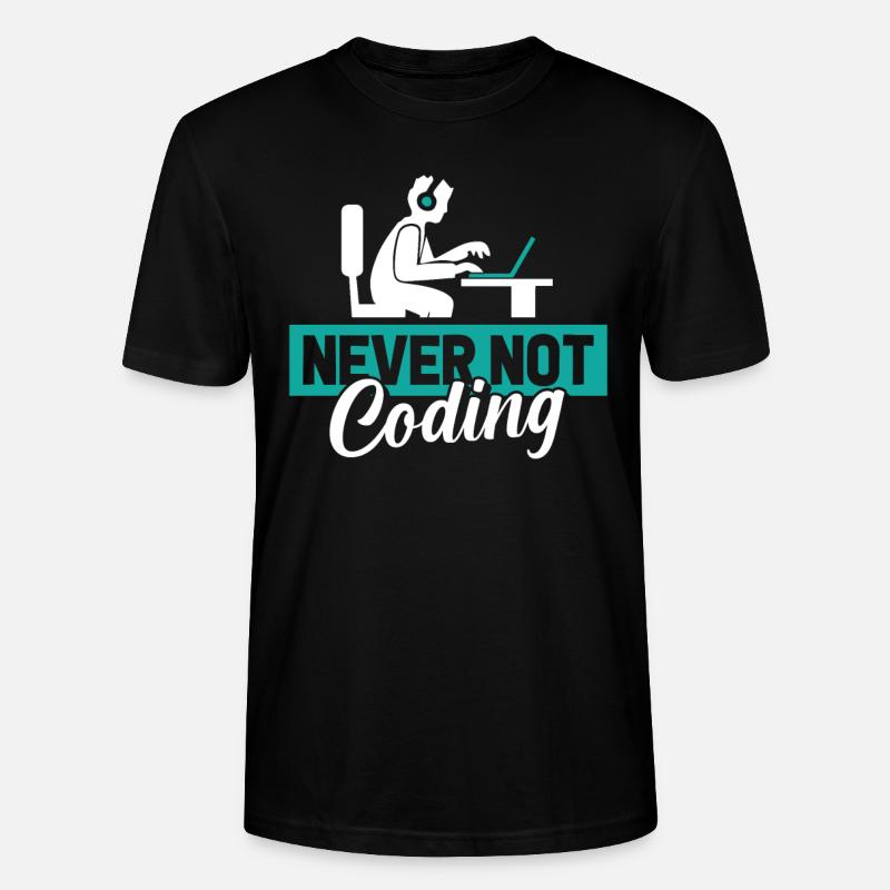 Entwickler Coder Programmierer - Stanley/Stella Unisex Bio-T-Shirt CRAFTER - Schwarz