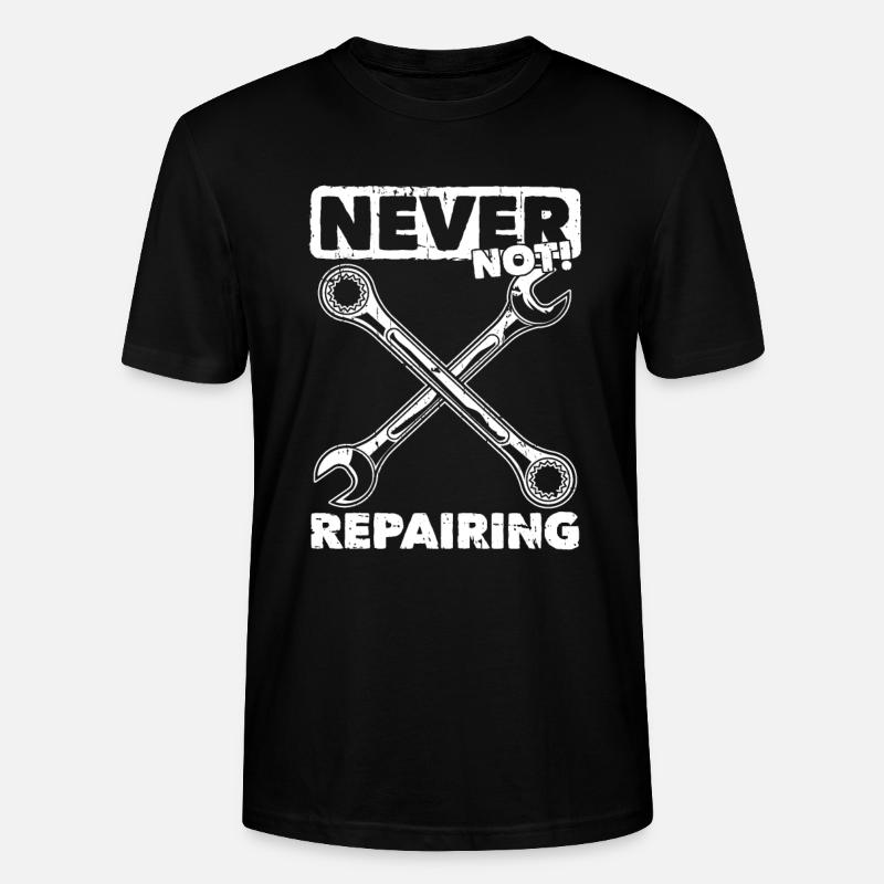 Motorrad Mechaniker - Stanley/Stella Unisex Bio-T-Shirt CRAFTER - Schwarz