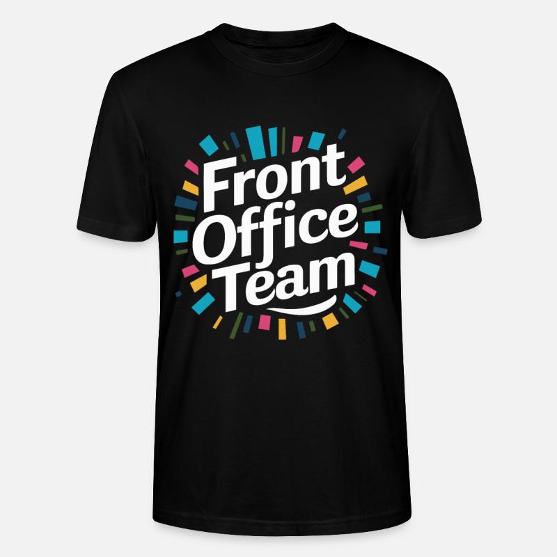 Front Office Schule Sekretärin - Stanley/Stella Unisex Bio-T-Shirt CRAFTER - Schwarz