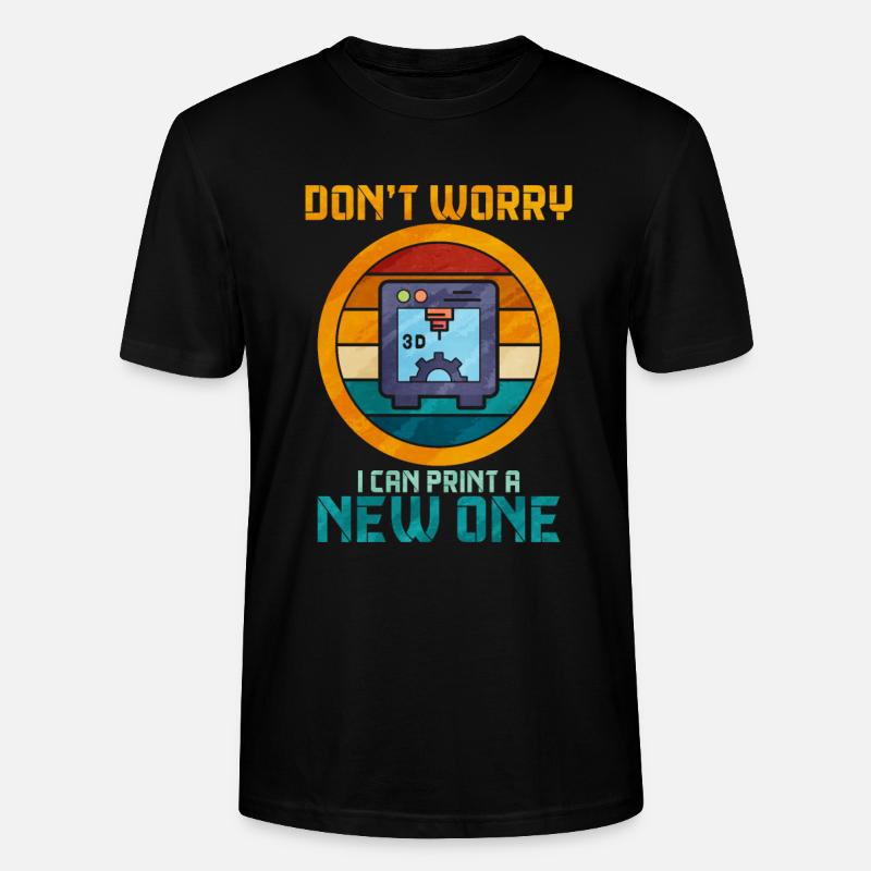 3d printing - Stanley/Stella Unisex Bio-T-Shirt CRAFTER - Schwarz