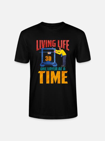 3D Printing - Stanley/Stella CRAFTER Unisex Organic T-Shirt - black