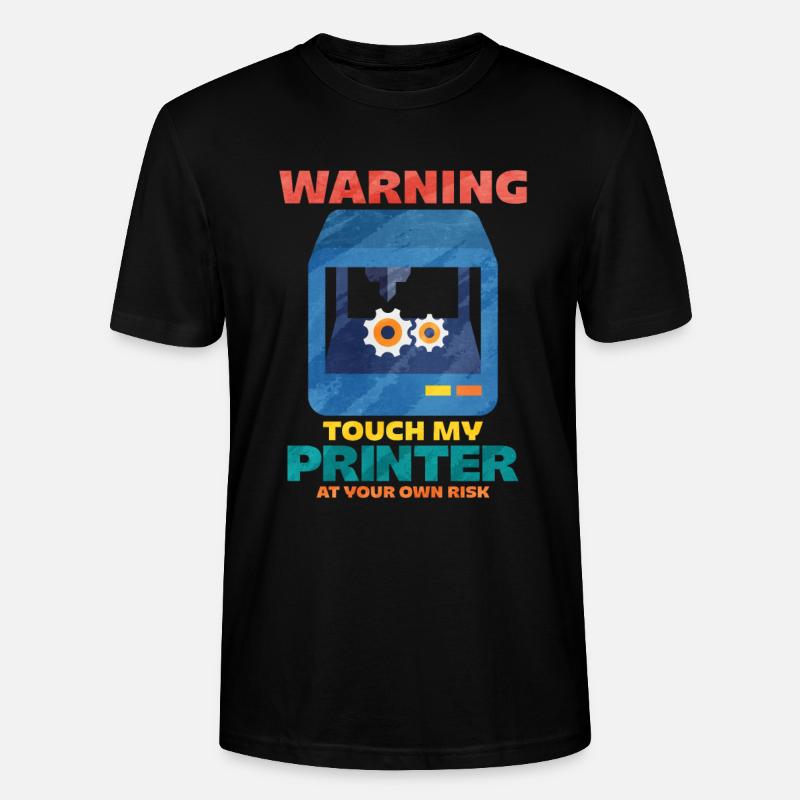 3d printing - Stanley/Stella Unisex Bio-T-Shirt CRAFTER - Schwarz