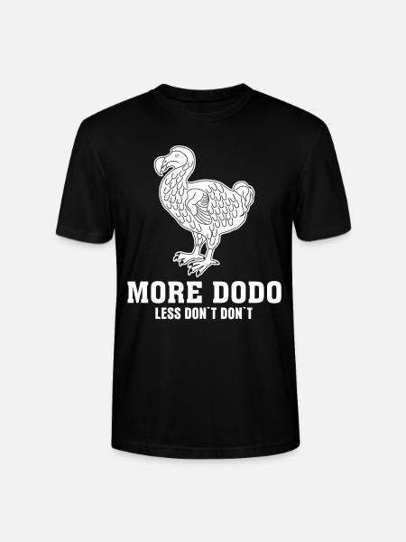 Dodo Joke Dodos - Stanley/Stella CRAFTER Unisex Organic T-Shirt - black