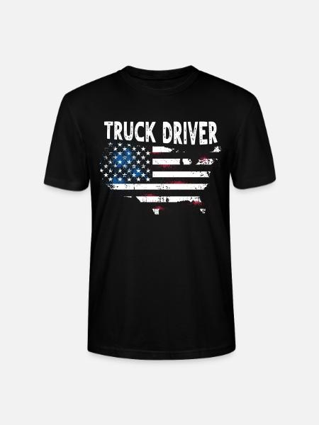 LKW Fahrer - Stanley/Stella Unisex Bio-T-Shirt CRAFTER - Schwarz