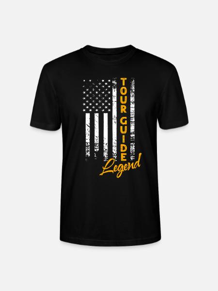 Tour Guide Legend - Stanley/Stella CRAFTER Unisex Organic T-Shirt - black