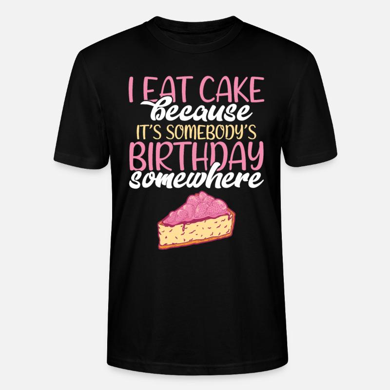 Cake Lover Cake Gift - Stanley/Stella Unisex Bio-T-Shirt CRAFTER - Schwarz