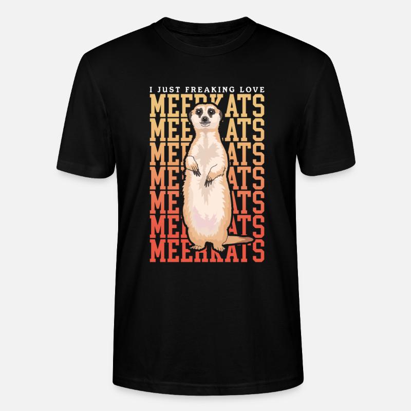 Suricate Cool suricate cadeau - T-shirt bio CRAFTER Stanley Stella Unisexe - noir