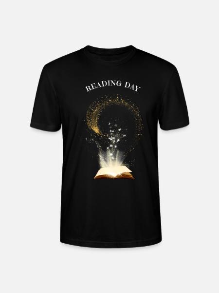 Reading Day - Stanley/Stella CRAFTER Unisex Organic T-Shirt - black