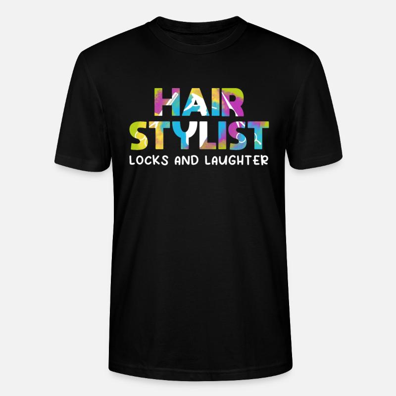 Coiffeur Coiffeur Coiffeur Coiffeur - T-shirt bio CRAFTER Stanley Stella Unisexe - noir