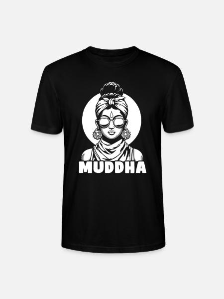 Mom Mother Muddha Buddha - Stanley/Stella CRAFTER Unisex Organic T-Shirt - black