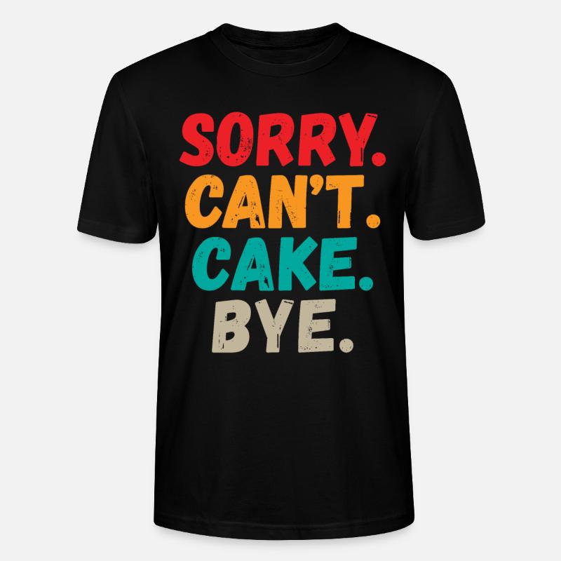 Cake Lover Cake Gift - Stanley/Stella Unisex Bio-T-Shirt CRAFTER - Schwarz