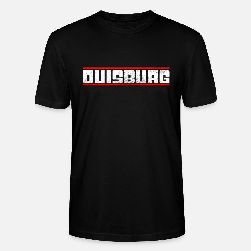 Duisbourg - T-shirt bio CRAFTER Stanley Stella Unisexe - noir