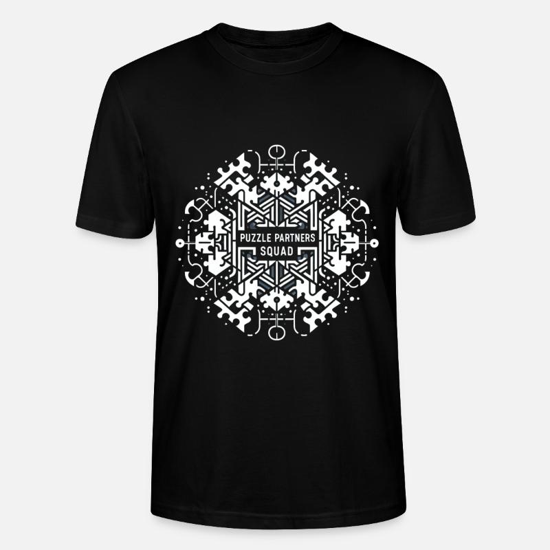 Puzzle Partners Squad 4 - Stanley/Stella Unisex Bio-T-Shirt CRAFTER - Schwarz