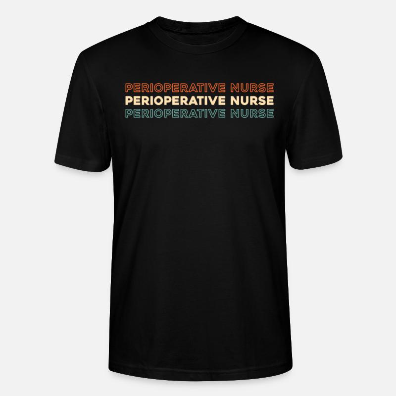 Krankenschwester Infirmière périopératoire - T-shirt bio CRAFTER Stanley Stella Unisexe - noir