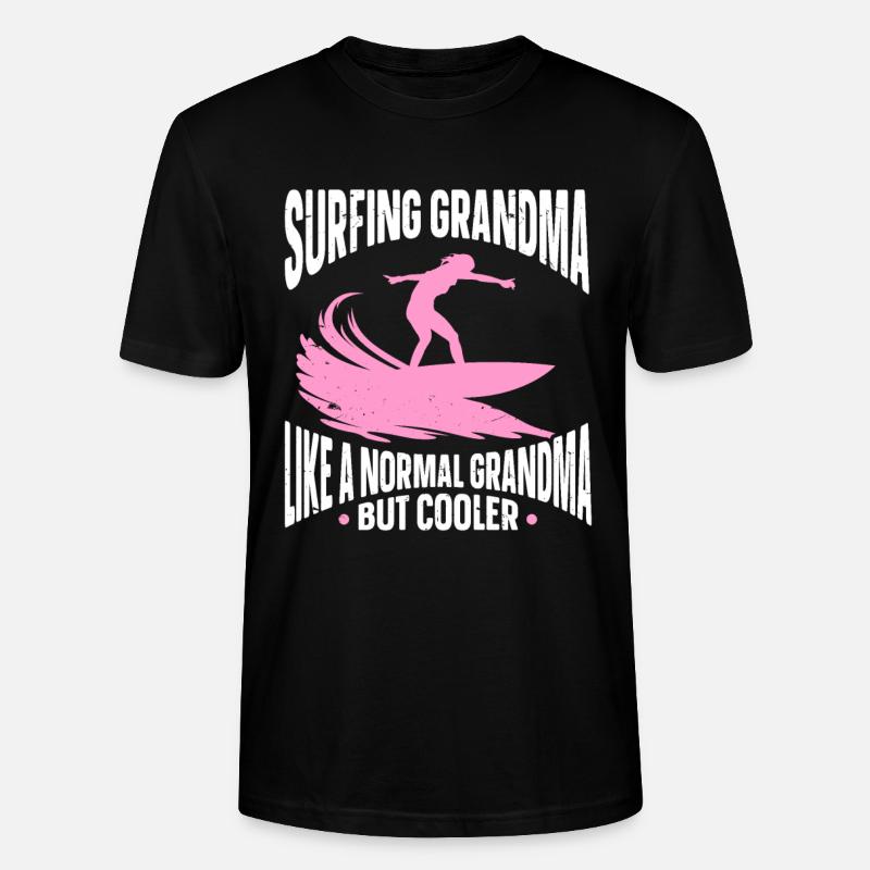 Surfender Surfer - Stanley/Stella Unisex Bio-T-Shirt CRAFTER - Schwarz