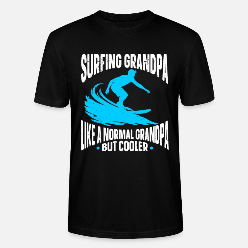 Surfender Surfer - Stanley/Stella Unisex Bio-T-Shirt CRAFTER - Schwarz