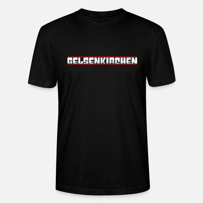 Gelsenkirchen - Stanley/Stella Unisex Bio-T-Shirt CRAFTER - Schwarz