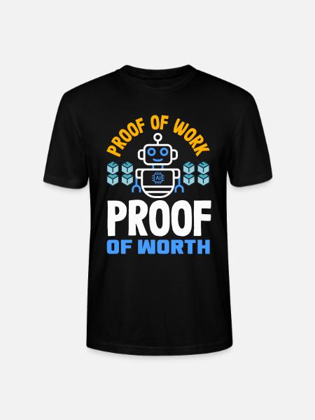 Cryptocurrency AI & Crypto Enthusiast Blockchain - Stanley/Stella CRAFTER Unisex Organic T-Shirt - black