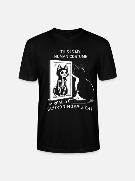 Human Costume I'm Really Schrödinger's Cat - Stanley/Stella Unisex Bio-T-Shirt CRAFTER - Schwarz