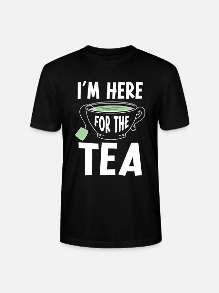Tea Drinker Tea - Stanley/Stella CRAFTER Unisex Organic T-Shirt - black