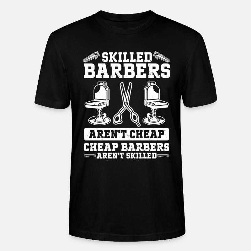 Weiblicher Friseur - Stanley/Stella Unisex Bio-T-Shirt CRAFTER - Schwarz