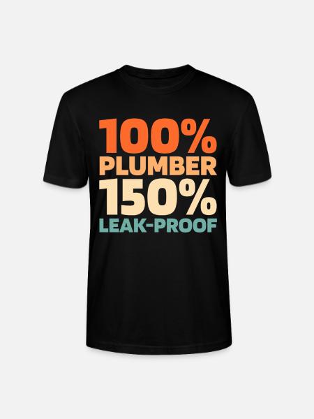 Plumber Installer - Stanley/Stella CRAFTER Unisex Organic T-Shirt - black