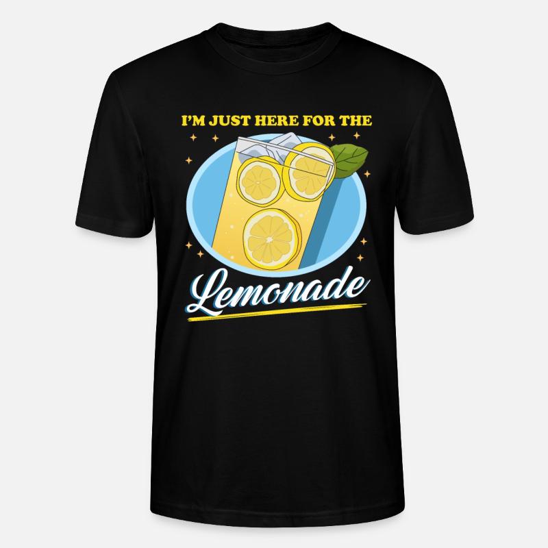 Limonade Zitronen-Limonade Brause Geschenk - Stanley/Stella Unisex Bio-T-Shirt CRAFTER - Schwarz