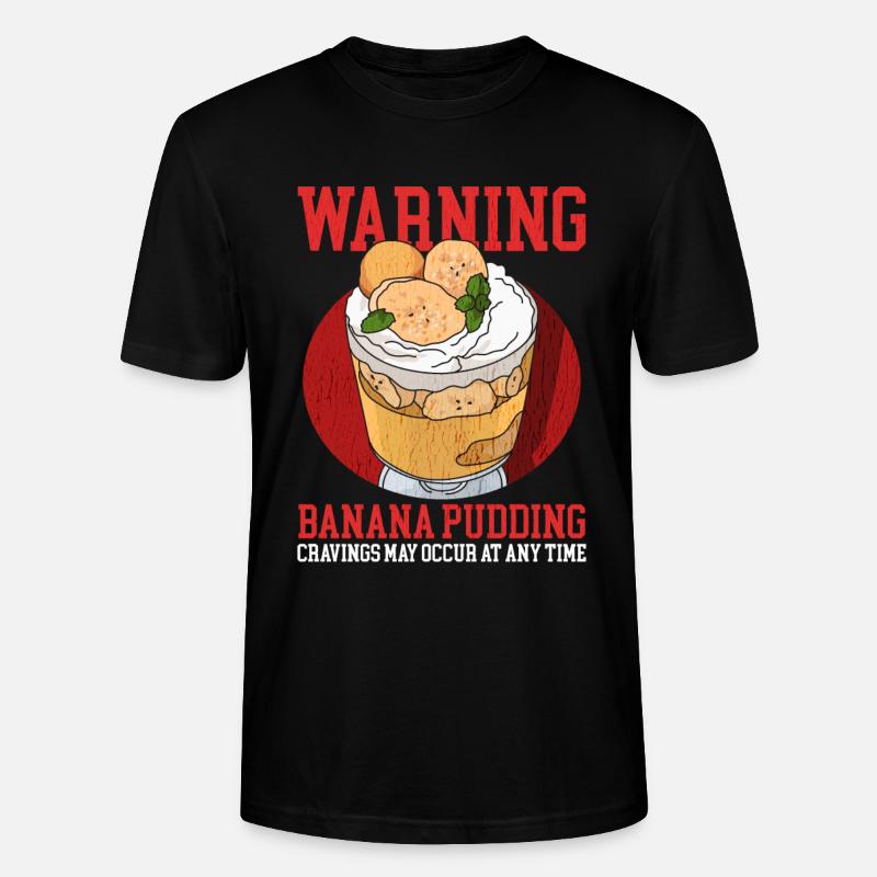 Bananenpudding Bananen Pudding Geschenk - Stanley/Stella Unisex Bio-T-Shirt CRAFTER - Schwarz