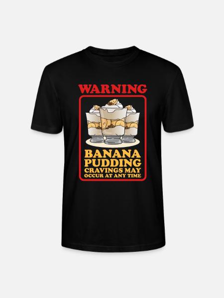 Bananenpudding Bananen-Pudding Geschenk - Stanley/Stella Unisex Bio-T-Shirt CRAFTER - Schwarz