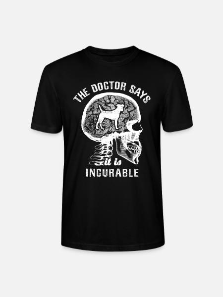 Le médecin dit que c’est incurable - Jack Russell - T-shirt bio CRAFTER Stanley Stella Unisexe - noir