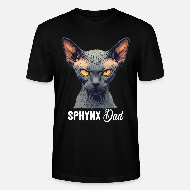 Sphynx Kitten Sphynx Cat - Stanley/Stella CRAFTER Unisex Organic T-Shirt - black