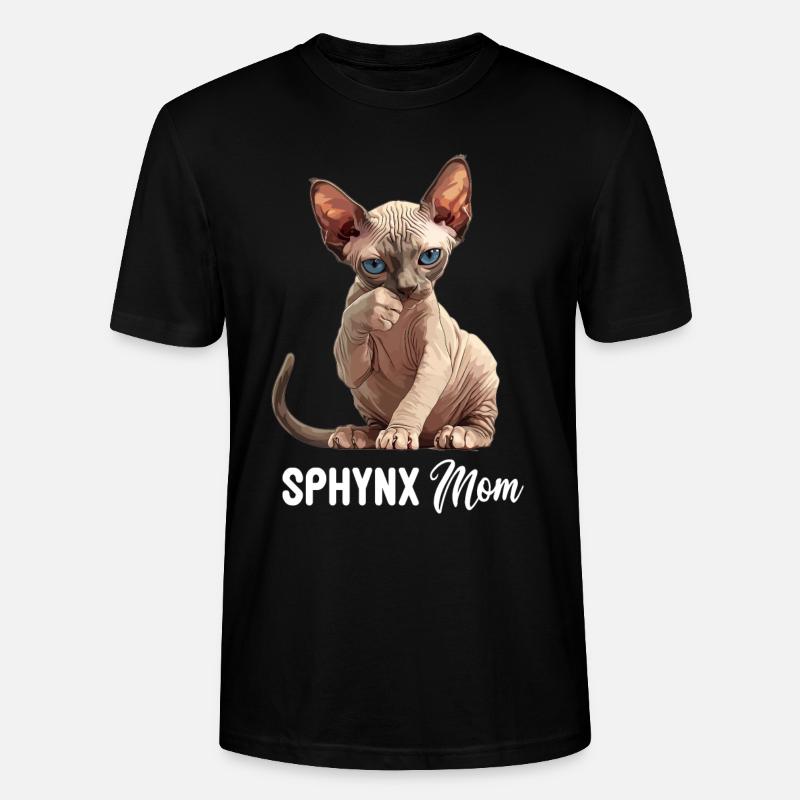 Sphynx Kätzchen Sphynx Katze - Stanley/Stella Unisex Bio-T-Shirt CRAFTER - Schwarz