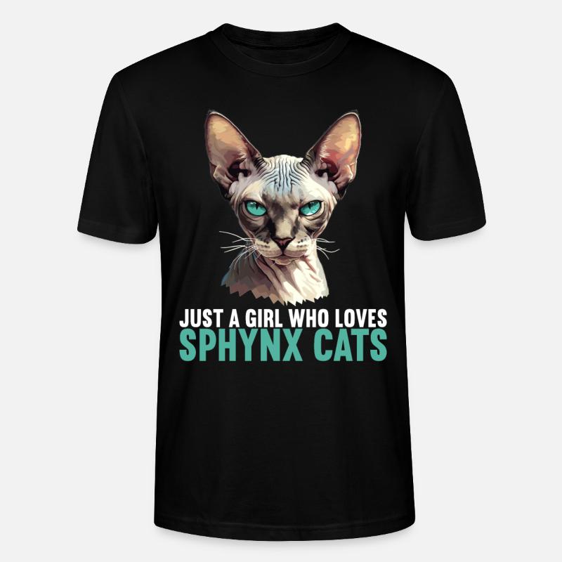 Chaton Sphynx Chat Sphynx - T-shirt bio CRAFTER Stanley Stella Unisexe - noir