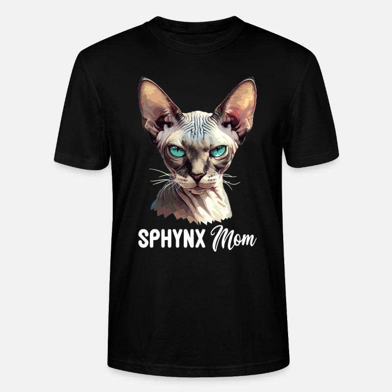 Sphynx Kätzchen Sphynx Katze - Stanley/Stella Unisex Bio-T-Shirt CRAFTER - Schwarz