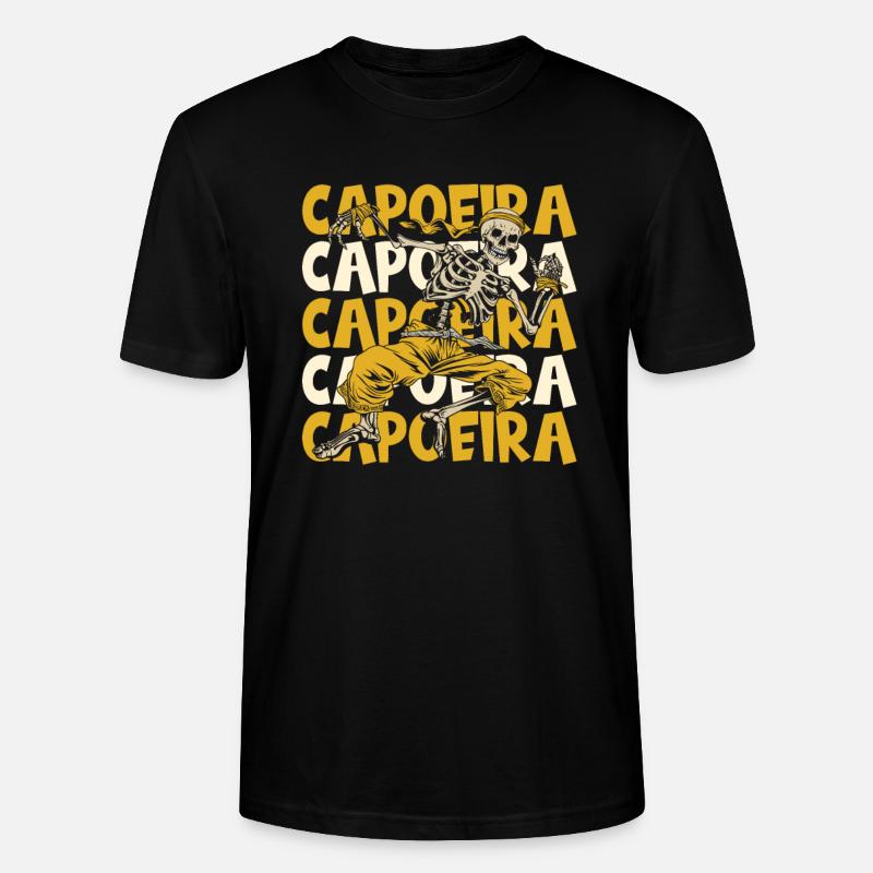 Capoeira Kampftanz - Stanley/Stella Unisex Bio-T-Shirt CRAFTER - Schwarz