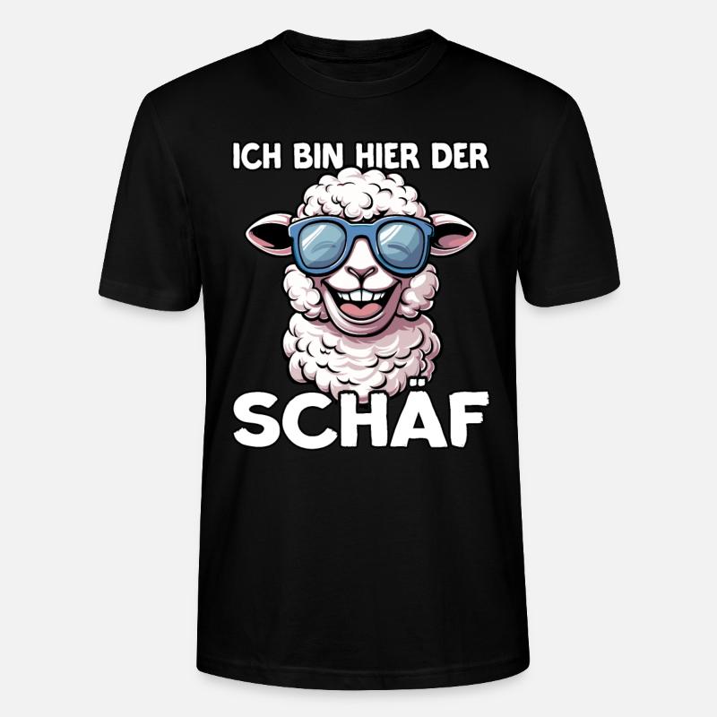 Schäff | Chef | Teamleiter | Abteilungsleiter - Stanley/Stella Unisex Bio-T-Shirt CRAFTER - Schwarz