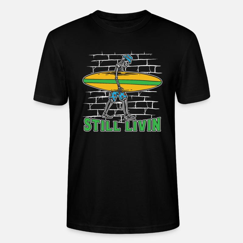 Surfer Surfen - Stanley/Stella Unisex Bio-T-Shirt CRAFTER - Schwarz