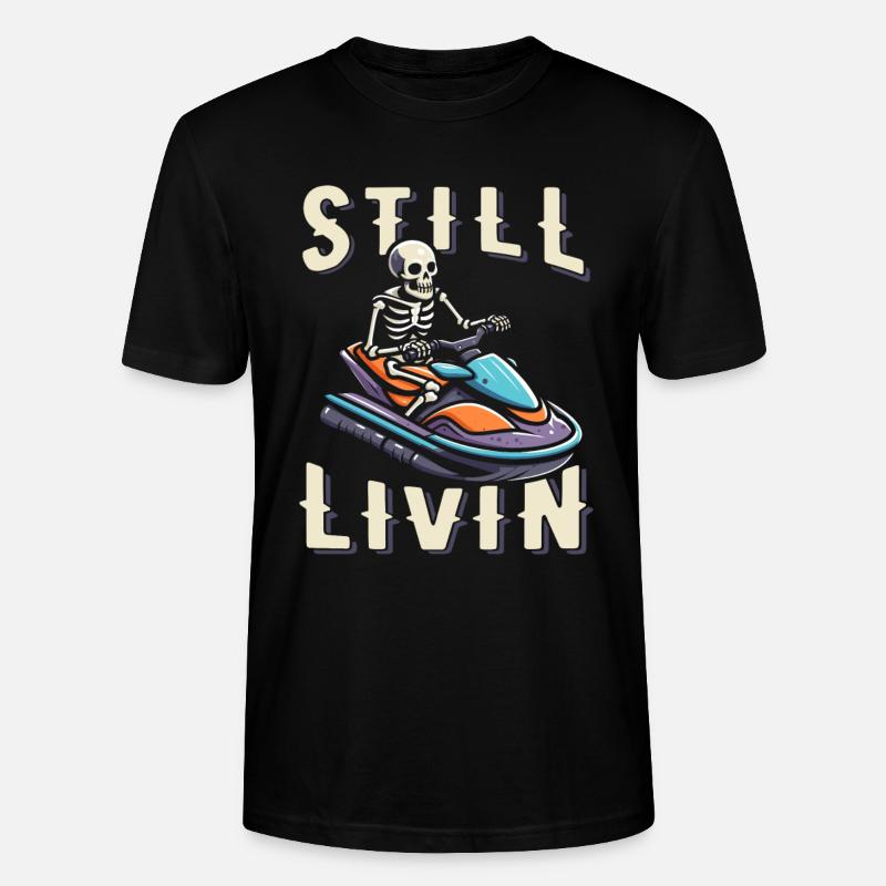 Jet Ski - Stanley/Stella Unisex Bio-T-Shirt CRAFTER - Schwarz