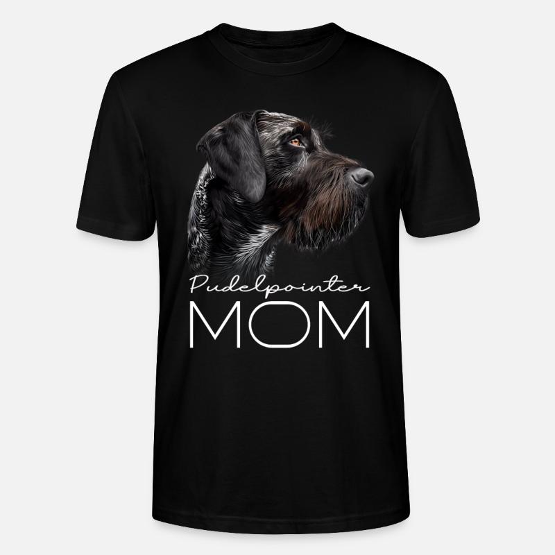 Pudelpointer Maman - T-shirt bio CRAFTER Stanley Stella Unisexe - noir