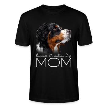 Bouvier bernois Mama - T-shirt bio CRAFTER Stanley Stella Unisexe - noir - Devant - Alina (178cm) & Michal (187cm)