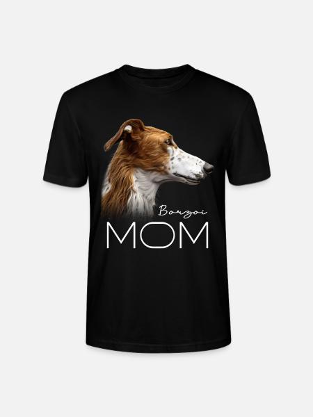 Borzoi Mama - Stanley/Stella CRAFTER Unisex Organic T-Shirt - black