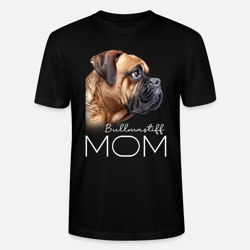 Bullmastiff Mama - Stanley/Stella Unisex Bio-T-Shirt CRAFTER - Schwarz
