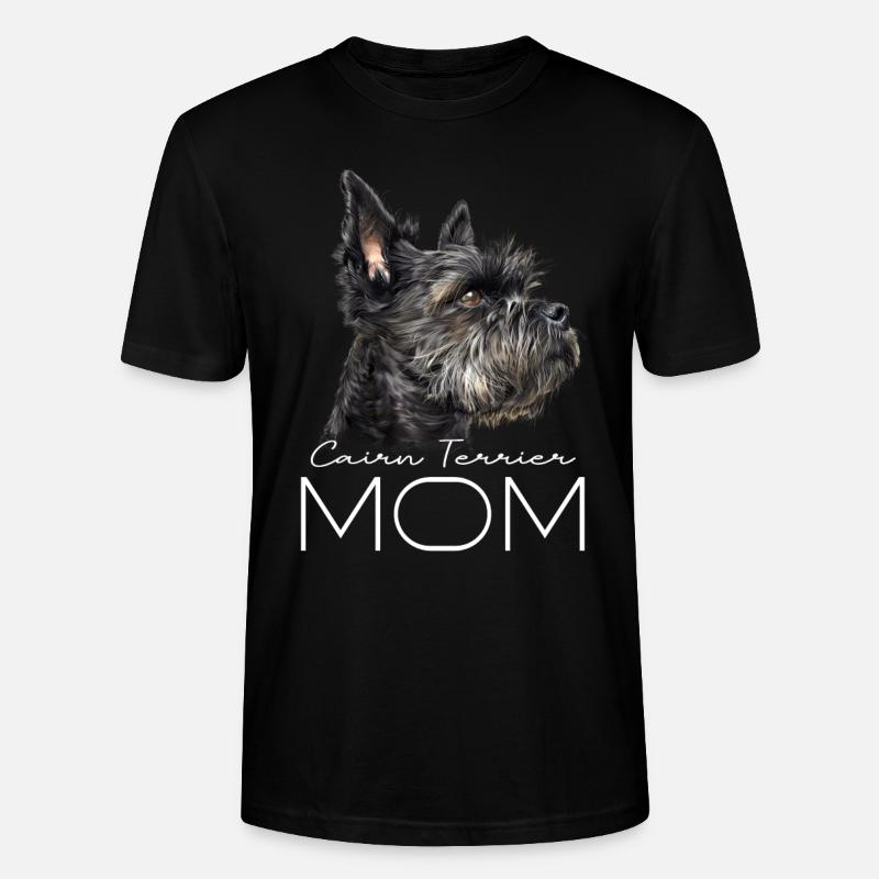 Cairn Terrier Mama - Stanley/Stella Unisex Bio-T-Shirt CRAFTER - Schwarz