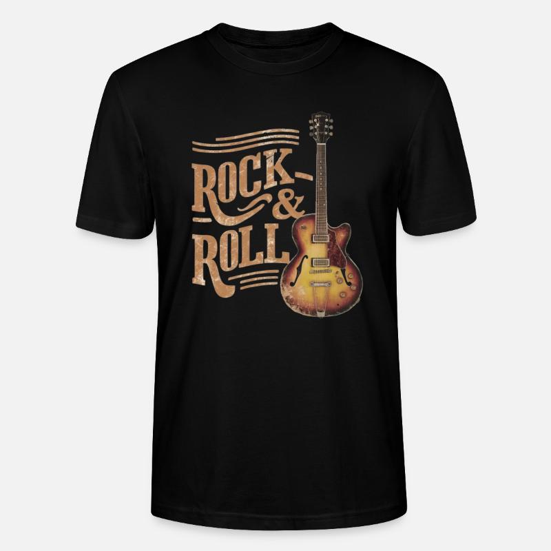 Rock & Roll - Stanley/Stella Unisex Bio-T-Shirt CRAFTER - Schwarz