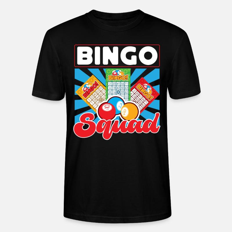 Bingo Player Bingo Squad - Stanley/Stella CRAFTER Unisex Organic T-Shirt - black