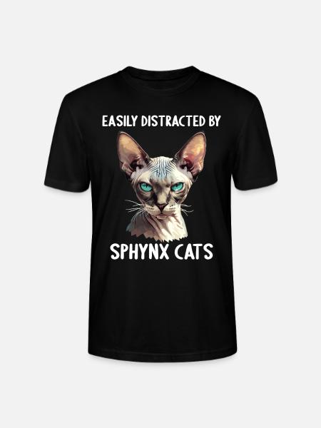 Sphynx Kitten Sphynx Cat - Stanley/Stella CRAFTER Unisex Organic T-Shirt - black
